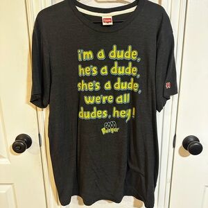 HOMAGE Black Good Burger Quote T-Shirt